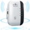 WLAN Verstärker Kompatibel Allen WLAN Geräten, Repeater mit 300 Mbps, WiFi Extender Booster 2,4GHz, Internet Verstärker mit Repeater/Router/AP Modus(weiß)