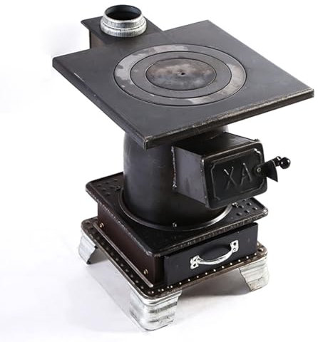 Holzofen, Holzofen für Den Innenbereich, Holzofen für Den Innenbereich, Ländlicher Heizofen Aus Dickem Gusseisen, Rauchfreier Herd, Energiesparend.(Small)