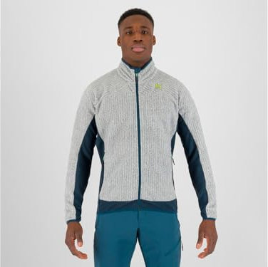 Karpos Giacca Pile Trekking Uomo Inverno 2500493 145 ROCCHETTA Fleece Glacier Gray/Midnight (XXL)