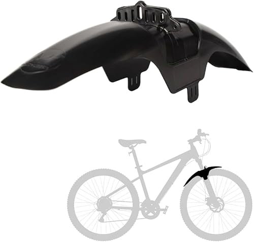 Mudhugger Evo Langes Vorderradschutzblech zum Anschrauben, mit DVO Onyx-Adapter-Set, 69,8 cm - 73,7 cm, MTB-Federgabel, L 515 x B 90 mm