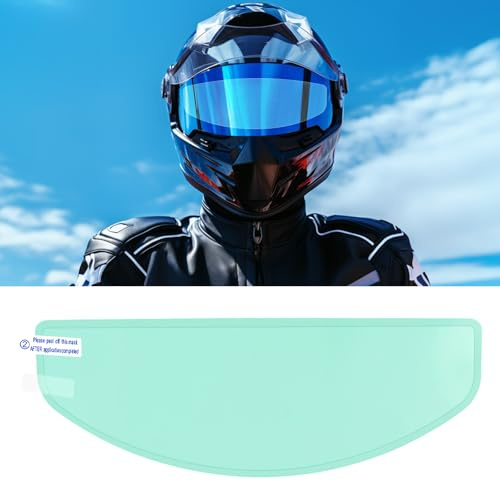 Film Anti-Brouillard et Anti-Pluie pour Motocyclette, Insert de visière de Casque Universel, imperméable à l'eau, résistant à la Brume et à la Claire (Anti Fog C)