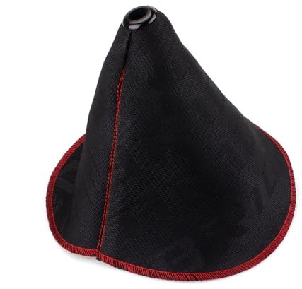 muge racing Cubierta para palanca de cambios de coche, para palanca de cambios universal (Black)