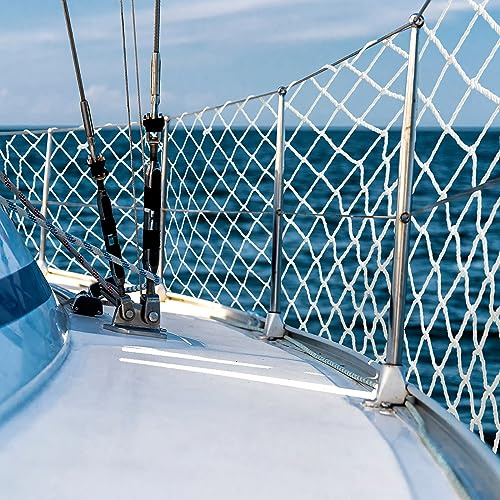 Windyun Red de Seguridad para Barco, barandilla de Nailon para Mascotas, tripulaciones y Equipos de Forma Segura en la Cubierta (1 Unidad, 3 x 2 pies)