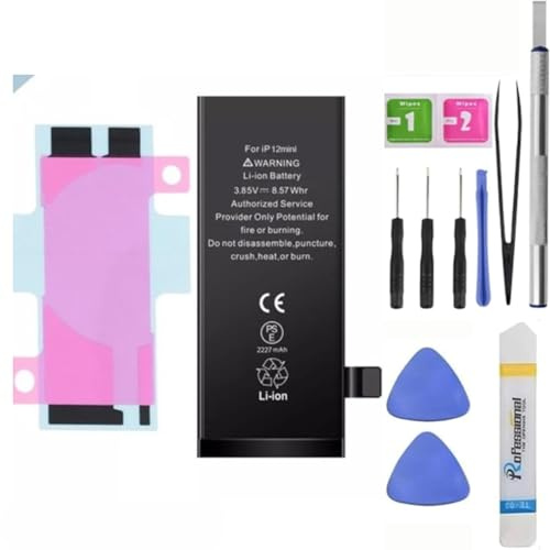 ZAMLINK New A2471 Replacement Battery Compatible with iPhone 12 Mini Model A2399 A2400 A2398 A2176 with Free Tool Kit