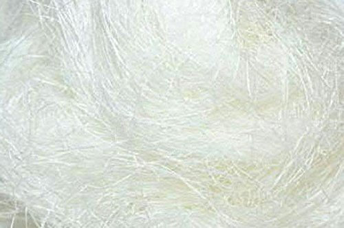 Sisal Watte - 300g - Farbe: Weiß - Qualitätsfärbung - Naturmaterialien - Füllmaterial & Geschenkmaterial