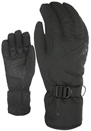 Level Trouper Gore-Tex - Skihandschuhe Herren, Winterhandschuhe Herren Wasserdicht für Extreme Kälte mit Verstellbarem Stulpe, Thermohandschuhe Atmungsaktiv Winddicht, Ideal für Skifahren - 1 Paar