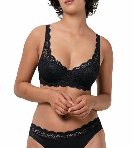 Triumph Womens Amourette 300 Whp X Wired Padded Bra, Black, 42DD UK