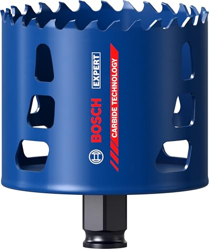 Bosch 1x EXPERT Multi Material Power Change Plus-Lochsäge (für Holz mit Metall, Ziegelstein, Ø 83 mm, Professional Zubehör Bohrmaschine)