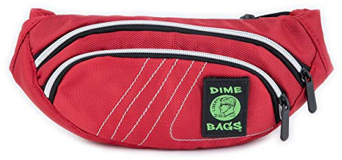 Dime Bags Bauchtasche | Hanf-Hüfttasche mit geräumigem Stauraum und verstellbarem Riemen, Purpur, Einheitsgröße