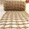 Kinder Sicherheitsnetz Deko Netz Anti-Sturznetz Hanfnetz Dekoration Retro Treppen Balkon Anti-Sturznetz Handstricken Outdoor, Beige-12 mm, 1x3m