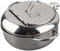 Padella per friggere, padella per tempura in acciaio inossidabile in stile giapponese Pentola per frittura profonda con termometro Fornello a induzione Pentola per pollo Strumenti di cottura(S 20 cm)