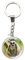 Deluxebase 48361 Magnidome Keychains - Ring-Tailed Lemur schlüsselringe, bunt, Lémur de Cola