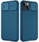 Nillkin CamShield Pro Hülle für iPhone 13 Hülle 2021 mit Kameraschutz und Anti-Rutsch Stoßfest Kratzfest, Militärschutz Bumper Cover Handyhülle iPhone 13 Case Blau