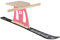 SkiBock Race Skirodel Komplett-Set Schlitten Ski Schnee Rodel pink