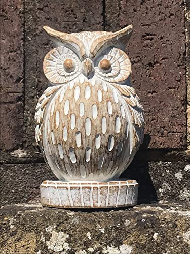 Latex Mould to Make Standing Owl Ornament, Perfect for Concrete or PLaster