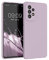 kwmobile Hülle kompatibel mit Samsung Galaxy A53 5G Hülle - Silikon Handy Case - Handyhülle weiche Oberfläche - kabelloses Laden - Nude Lilac