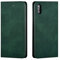 QLTYPRI Case for iPhone X iPhone XS, Premium PU Leather Cover TPU Bumper with Card Holder Kickstand Hidden Magnetic Adsorption Flip Wallet Case Cover for iPhone X iPhone XS - Green