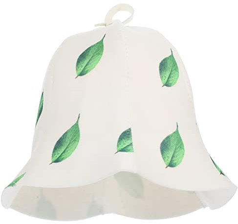 LALAFINA Saunahut Aus Filz Finnischer Saunahut Herren-Turban Badehaus Kopfbedeckung Sauna Duschhaube Saunamütze Aus Wolle Badehaube Für Damen Motorhaube Fräulein Saunaanzug Gefühlt