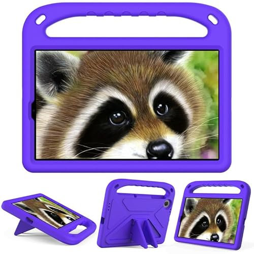 Kids Case For Lenovo Tab M10 HD (2nd Gen) 10.1-Inch TB-X306F /TB-X306X, EVA Foam Lightweight Shockproof Duarable, Tablet Cover with Handle Stand Case For Children Firendly, Purple