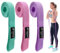 Beenax Fabric Resistance Bands (Set of 3), Long/Short Exercise Bands for Women Men, Loop Bands, 3 Resistance Levels for Workout, Fitness, Stretching, Pull Up, Leg, Glutes, Squat and Strength Training