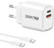 30W USB C Ladegerät, Gcstnn 2 Port Schnellladegerät Kompatibel mit Google Pixel 9Pro/9/9Pro XL/8/8Pro/8a/7a/9Pro Fold/6/6a, für iPhone 16/15 /14 Pro Max Plus, für ipad mit 2M Typ C Netzteil Ladekabel