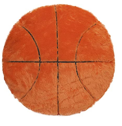 IPENNY Plüsch Basketball Stuhlauflage Stuhlkissen Tatami-Sitzkissen Kissen Deko Basketballliebhaber Sport Ball ZGeburtstag Party Geschenk Sport Themen Party Dekoration 45 x 45 cm