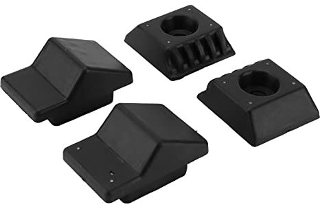 Akozon Heckklappen-Anschlagpuffer-Ersatz, 4 Stück Heckklappen-Anschlagpuffer-Gummi 1247580044 Ersatz für W124 A124 C124 S124