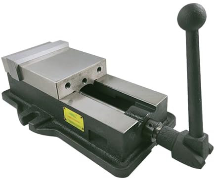 4 Inch CNC Milling Machine Vise Lockdown Bench Vise, 360 Degree Swiveling Base, Swivel Industrial Strength Benchtop Vises, for Milling Shaping and Drilling Machines