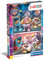 Clementoni Paw Patrol Kinder Puzzle 2 x 60 Teile - Paw Patrol Puzzle 27 x 19 cm für Kinder ab 4 Jahre - Geschicklichkeitsspiel von Clementoni 21626