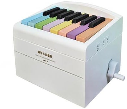 Spielbarer Klavier-Tischkalender für 2024, Kalender für 2024, 3D-Notizblock-Kalender, 52 WeltberüHmte Musiknoten