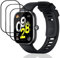 Phlleyaa Protector de pantalla para Xiaomi Redmi Watch 4 Cristal Templado [3 unidades],Dureza 9H,Fácil montaje,Sin burbujas,Antiarañazos para Xiaomi Redmi Watch 4 Vidrio Templado