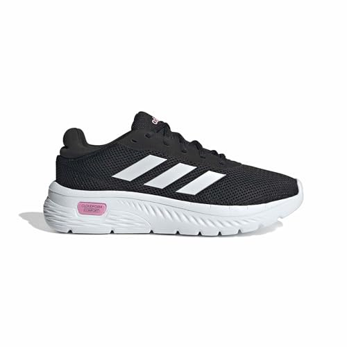 adidas Femme Cloudfoam Comfy Shoes, Core Black/FTWR White/Bliss Pink, 38 2/3 EU