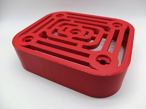 Halter Aufsteller für Kenwood Chef für 5 Aufsätze Art Deco Stil (Red)