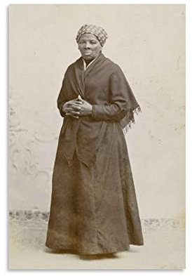 RAAMKA Bild Auf Leinwand Senza Cornice Harriet Tubman Precious Historical Collection Poster Canvas Wall Art Pictures for Bedroom Wall Art Gifts Decor 30x50cm