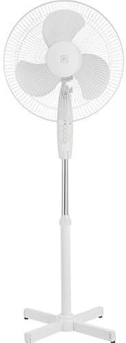 Genérico Ventilador de pie Ultra Silencioso EMMA | Envio 24h | 45 W | Bajo Consumo | Alta Potencia en 3 velocidades | Altura Modulable | 3 Aspas Duales | Pedestal