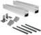 Sellon24® Aluminium Französischer Balkon ALU Geländer Fenstergitter Natural Elox (GS/FRB10-110-ZK-N-E)