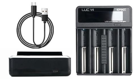 TVDC E-f-e-s-t LUC V4 LCD-Bildschirm Typ-C USB-Ladegerät, beeindruckende Lademöglichkeiten, schlanker HD-LCD-Bildschirm, schnell und effizient, sicher und zuverlässig, 2-ml-Kartusche ohne Nikotin