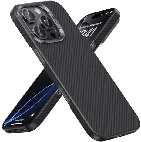 BENKS ArmorAir 600D Hülle für iPhone 16 Pro Max, [Kompatibel mit Magsafe] Ultra Slim & Light iPhone 16 Pro Max Hülle, gebaut mit Dupont Kevlar Aramidfaser, minimalistisches Design