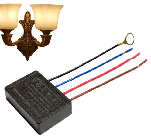 Touch Dimming Sensor | 3-Way Touch Light Dimmer Module | Multi-Functional Stepless Control Replacement for Table Lamps, Wall Lamps, and Bulbs, Ideal for Repair and Upgrading Home Lighting Systems