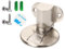 Upgraded Magnetic Door Stopper,Mechanical Door Stopper,Peel and Stick Doorstop,Magneti DoorStopper,Adjustable,for Yard,Living Room,Bedroom,Kitchen,Bathroom (Brushed Color)