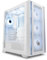 Vibox VTX-3 Gaming PC Case, 6 RGB Infinity Fans, Tempered Glass Panel, ATX Compatible, Mesh Front (White)