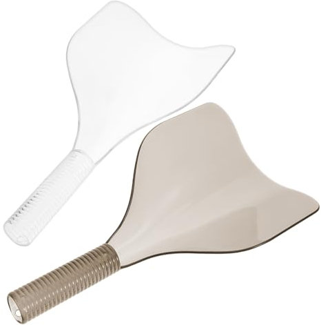 ARTSEWPLY 2stücke Teiliges Haarfarbe Gesichtsschutz Mit Griff Atmungsaktives Haarspray-schild Für Friseure Wiederverwendbar Vielseitig Einsetzbar Bei Haarfärbung Und Make-up Benutzerfreundli