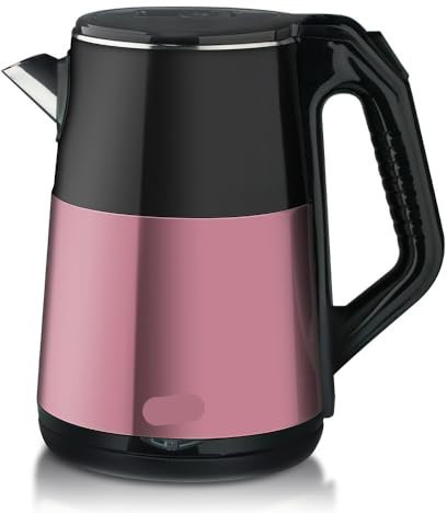 Stainless Steel Electric Kettle 2.5L - Automatic, Large Capacity, Multi-Functional With Overheat Protection(Pink)