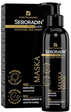 Seboradin Hair Mask, Anti-Aging Therapy, Mature Weakened Hair, 200 ml | Hair treatment for aging, thinning hair prone to loss, perimenopausal care, plant keratin formula