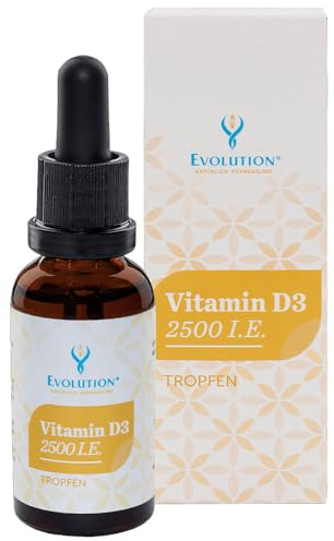 Evolution Vitamin D3 2500 IE vegan Tropfen 30ml