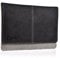 Almwild Apple iPad Pro 12.9 Zoll Hülle,MacBook 13 (2020) Tasche. Echt Rinds- Leder & 100% Woll- Filz. Case Hell- Grau Magnetische Umschlagklappe Echt- Leder. Schwarz. In Bayern handgefertigt