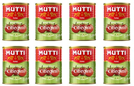 8x Mutti Pomodorini ciliegini Kirschtomaten Tomaten sauce 100% Italienisch 400g