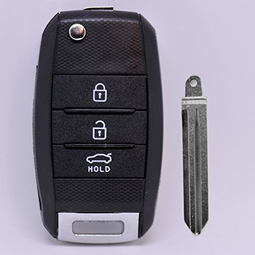 Klapp Schlüssel Gehäuse Funkschlüssel Fernbedienung Autoschlüssel 3 Tasten Rohling für Kia