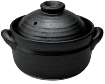 Japanese Donabe Clay Pot, 2 Litre, Handmade in Japan