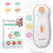Cherish Baby Care Elektrische Nagelfeile Baby - Automatischer Sicherheitsstopp, Baby Nagelfeile Elektrisch mit 4 Feilpads, Baby Nagelset mit Etui, Baby Must Have Neugeborene (0-12+ Monate)